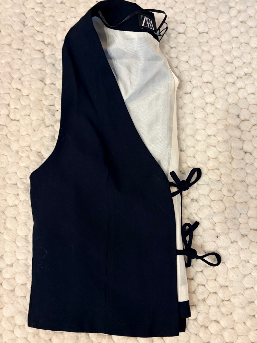 ZARA Navy Blue XS Vest - Picture 4 of 4